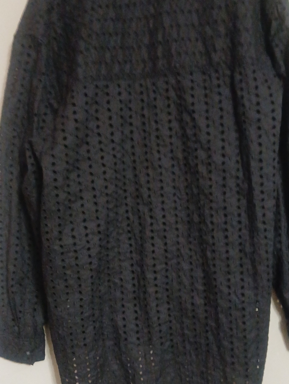 GAP Black Openwork V-Neck Sweater - Picture 5 of 5